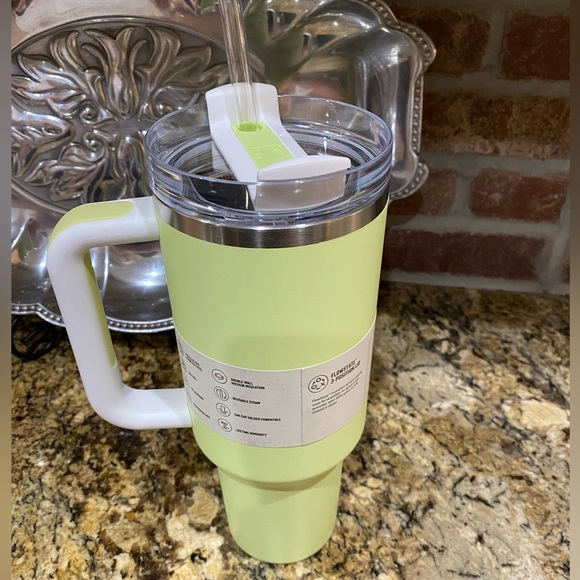 Stanley 40 oz. Quencher H2.0 Flowstate Tumbler Citron Colorblock Limited Edition - Picture 4 of 8